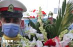 مراسم تشییع شهید مدافع وطن ضرغام پرست در اهواز