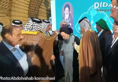 برگزاری آیین تکریم آیت الله موسوی جزایری با حضور شیوخ طوایف عراق و خوزستان
